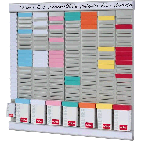 T-kártya tervező kit, NOBO "Office planner"