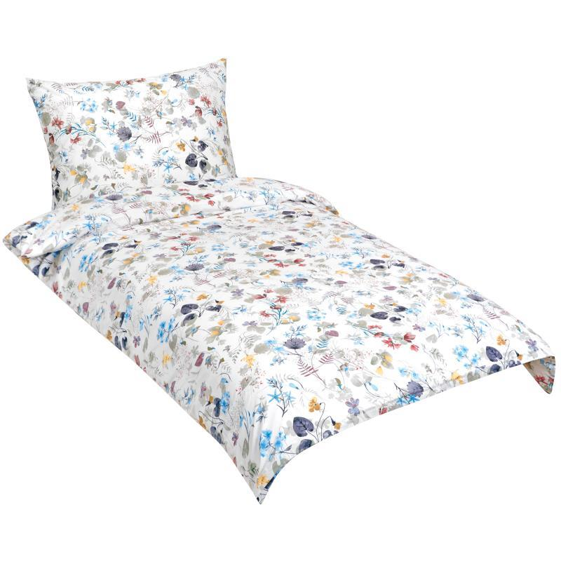 Bellatex ágyneműhuzat, kék virágok, 140 × 220, 70 × 90 (10356)