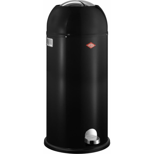 Kosz na śmieci Wesco Kosz na śmieci czarny Kickmaster Maxi 40l Wesco