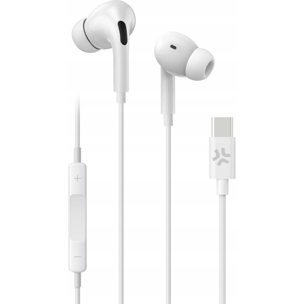 Celly UP1200TYPECWH fejhallgató és headset Vezetékes Hallójárati Hívás/zene USB C-típus Fehér