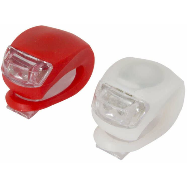 Предпазни светлини за велосипеди, Esperanza, LED 3 режима на осветление, силикон, комплект от 2 броя