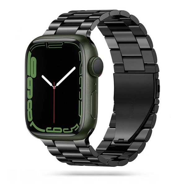TECH-PROTECT rozsdamentes Apple Watch 8/9/10/11/SE/ULTRA készülékhez tok (44/45/46/49 MM) fekete