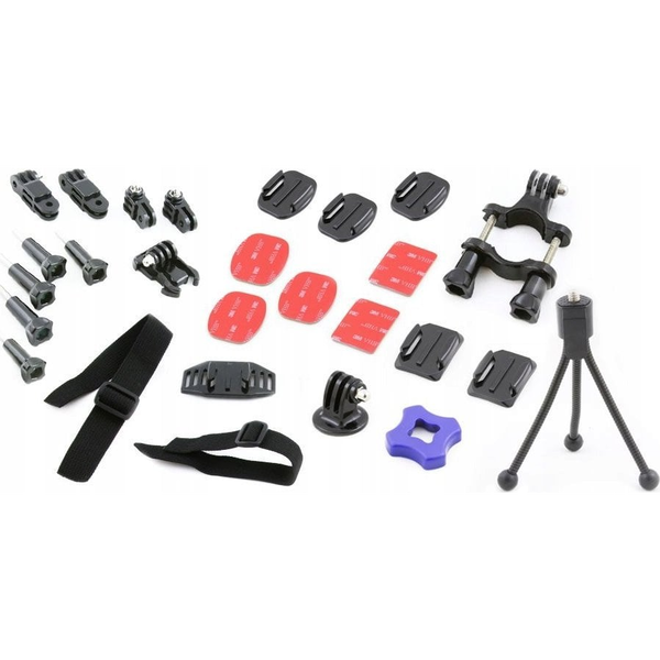 Xrec Zestaw Montażowy 29w1 Uchwyt Do Gopro Hero 1/2/3/3+/4 + Adapter Statywowy