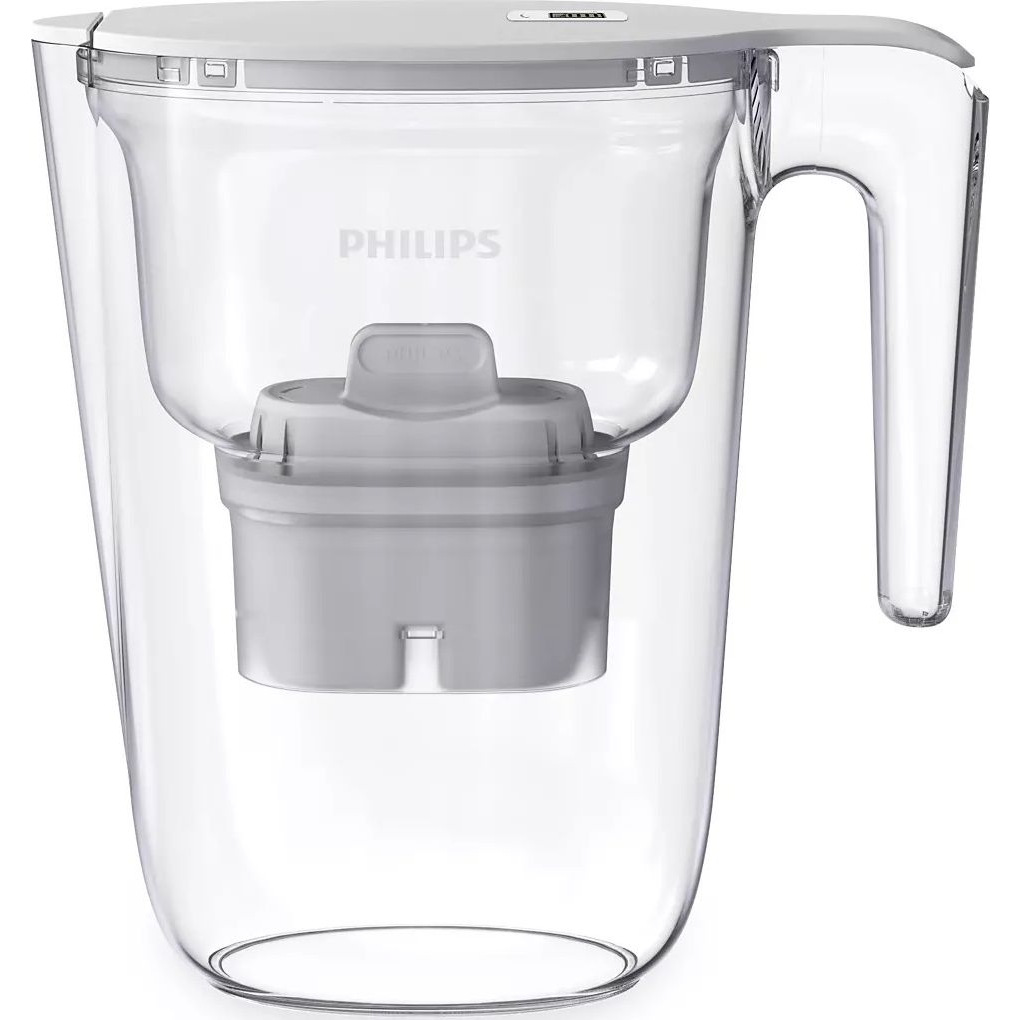 Philips AWP2935WHT/10 vÍzszűrő Korsó vízszűrő 2,6 L Átlátszó, Fehér (AWP2935WHT/10)