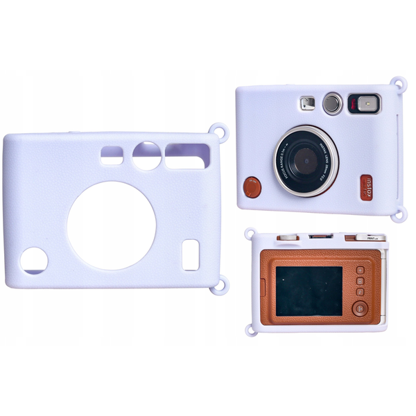 Futerał Etui Pokrowiec Case Silikon Fuji Fujifilm Instax Mini Evo / Fioletowy