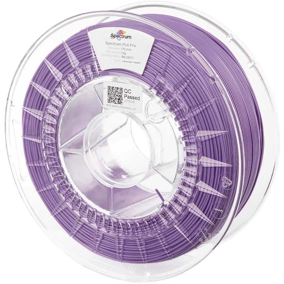 Spectrum 3D nyomtatószál, PLA Pro, 1,75 mm, Lavender Violett, 1 kg (80135)