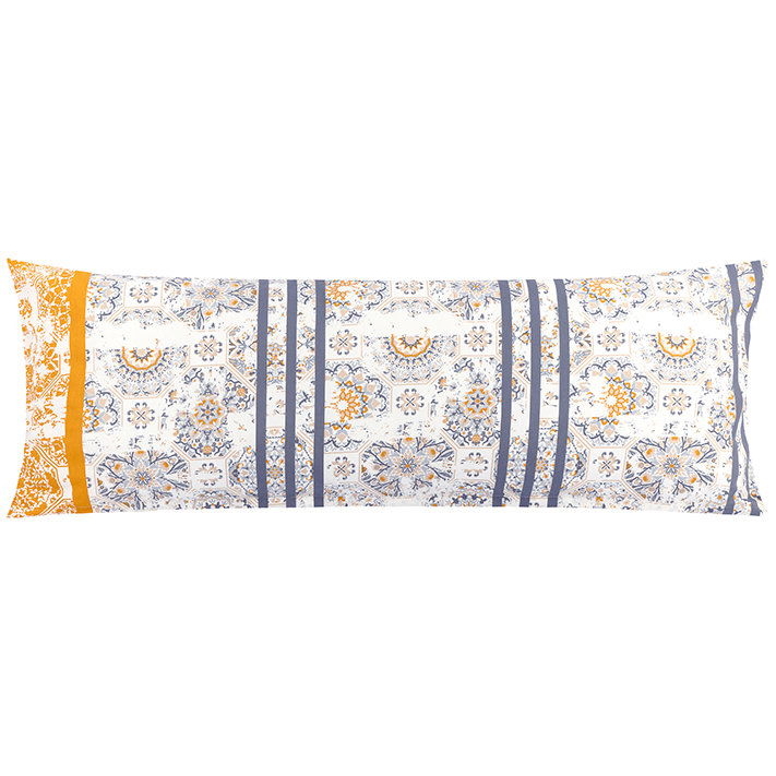 BELLATEX párnahuzat - ölelőpárna 55 × 180 cm, retro narancssárga (12812)
