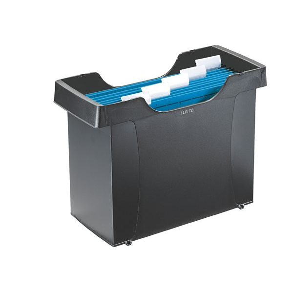 Leitz 19930095 кутия за канцеларски папки Стиропор Черен