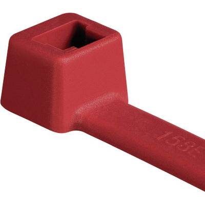 HellermannTyton 111-04804 T50R-PA66-RD Kábelkötöző 200 mm 4.60 mm Piros 100 db (111-04804)
