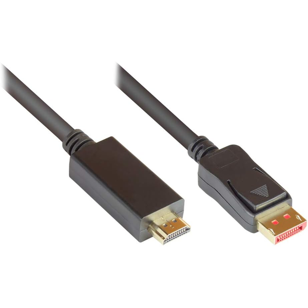 Good Connections Kabel DP1.4-St.-HDMI2.0-St. schwarz 1m