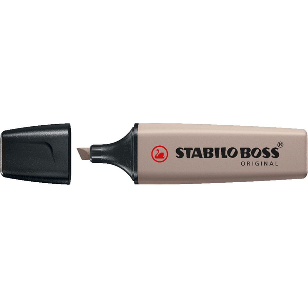 STABILO BOSS ORIGINAL NatureColors speedmarker 1 stk Mejselspids Lys grå