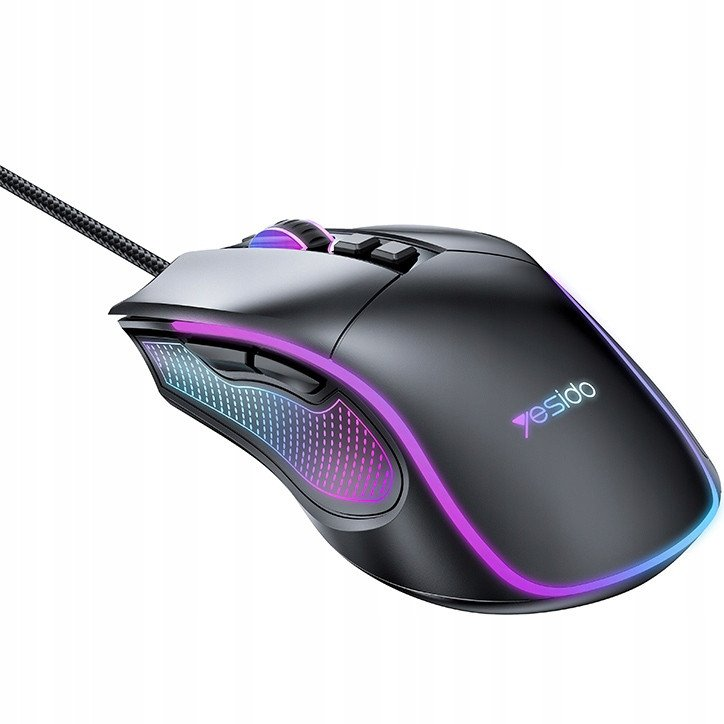 Yesido KB20 Vezetékes Gaming Egér 2.4GHz Fekete