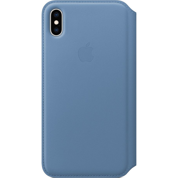 Flipové pouzdro Apple pro Apple iPhone XS Max, modré