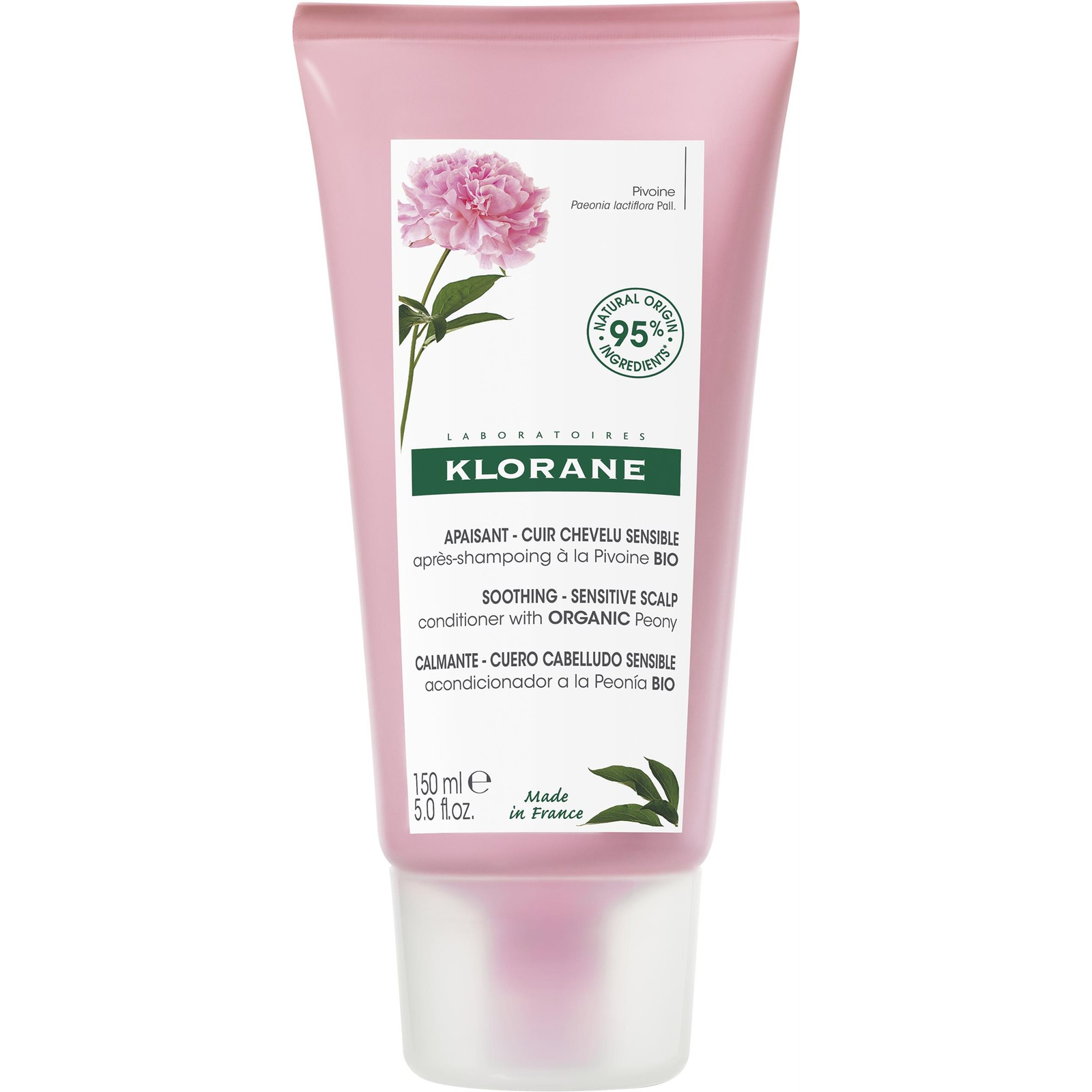 KLORANE Nyugtató hajbalzsam BIO bazsarózsával 150 ml (3282770145700)