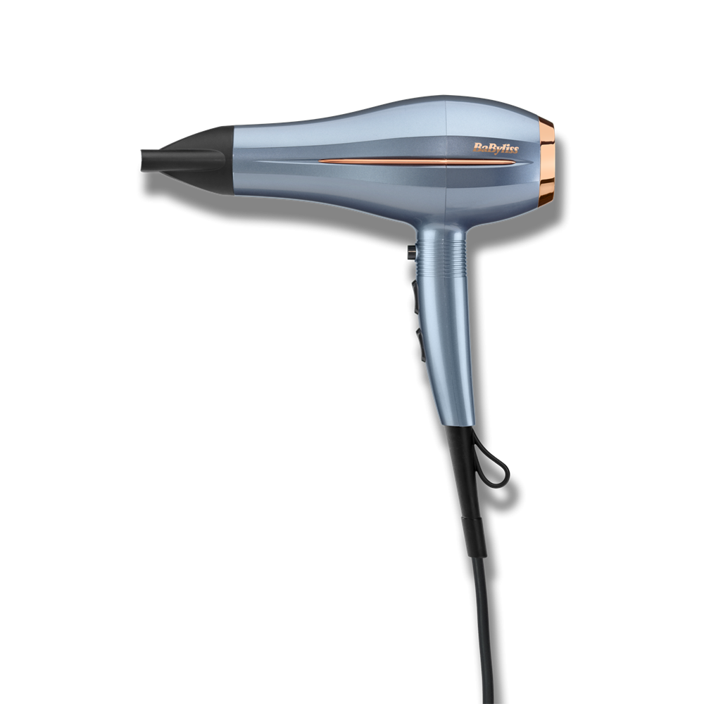 BaByliss D251PE Demin Luxe Ionos hajszárító, HTDC motor, 2200W, kék (D251PE)