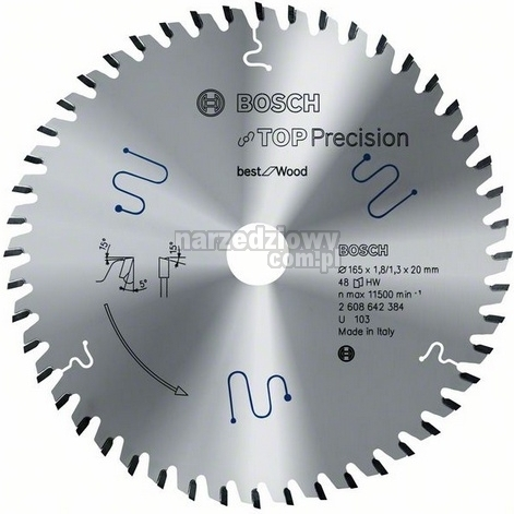 Bosch 2608642388 lame pentru ferăstraie circulare 16,5 cm