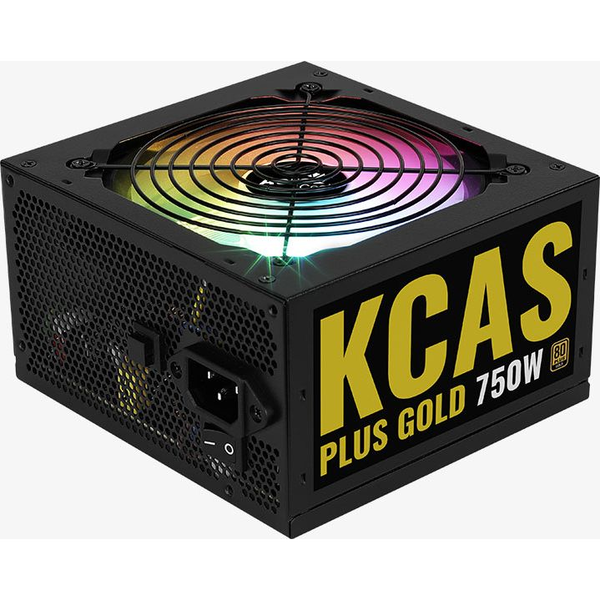 Aerocool KCAS PLUS GOLD 750W alimentatore per computer 20+4 pin ATX Nero