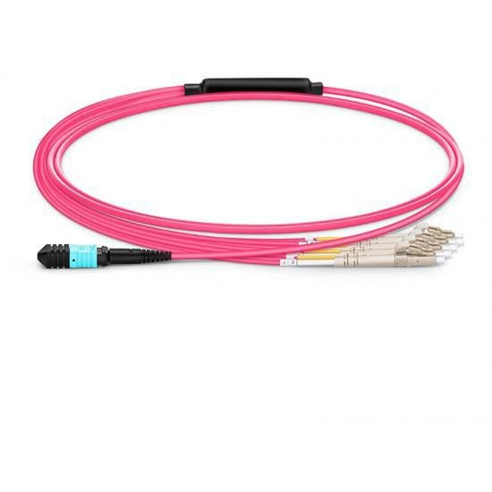 Lanview LVO230501-MTP InfiniBand és száloptikai kábel 1 M Ibolya (Fiber Patch Cable - 8 cores)