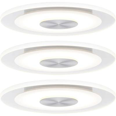LED-es beépíthető lámpa 4,9 W, csiszolt alumínium, Paulmann 92907 Whirl (92907)