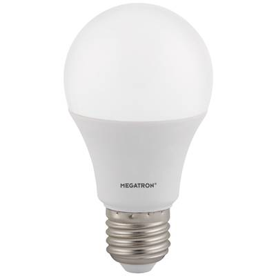 Megatron MT65008 LED EEK F (A - G) E27 Izzólámpa forma 8.5 W Semleges fehér (Ø x H) 60 mm x 111 mm 1 db (MT65008)
