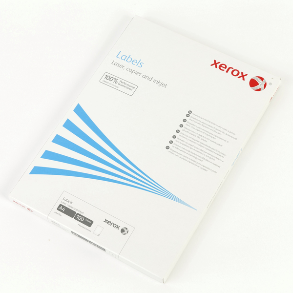 XEROX Etikett, univerzális, 63,5x38,1 mm, kerekített sarkú, , 2100 etikett/csomag (LX96298)