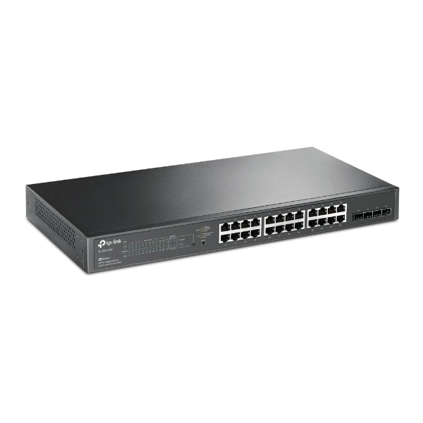 TP-Link TL-SG2428P sieťový prepínač Riadený L2/L2+ Gigabit Ethernet (10/100/1000) Podpora napájania cez Ethernet (PoE) 1U Čierna (TL-SG2428P)