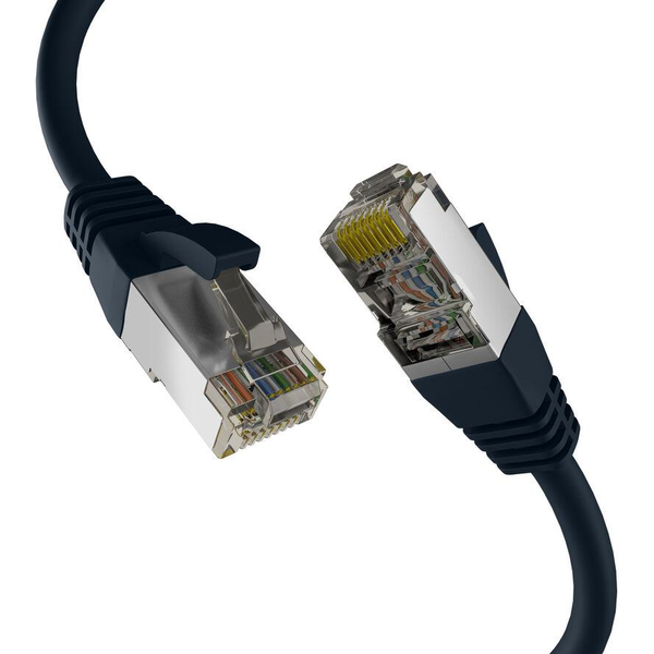 EFB CAT8.1 SCHWARZ 7.5m RJ45 PATCHKABEL S/FTP PIMF