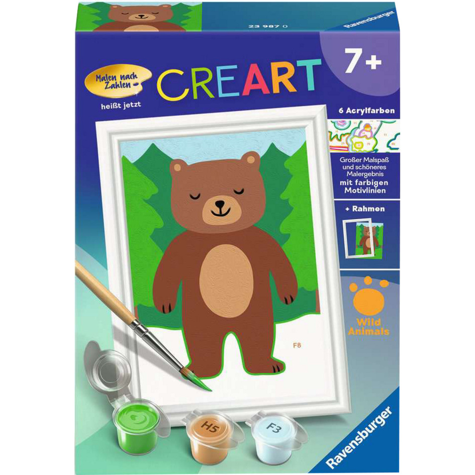 Ravensburger CreArt Kifestő készlet - Kismackó