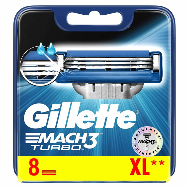 Gillette Mach3 Turbo borotvabetét 8db (7702018416400)