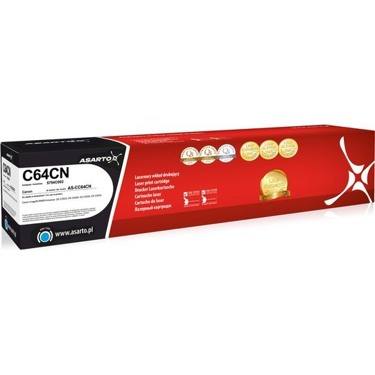 Toner Asarto Toner Asarto do Canon C64CN | 5754C002 | 25500 str. | cyan