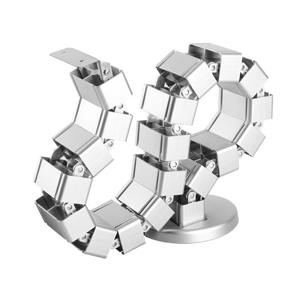 StarTech.com CMVBMOD Kabel-Organizer Tisch/Bank Kabelmuffe Silber 1 Stück(e)