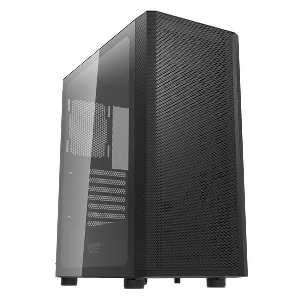 DARKFLASH DK360 POČÍTAČOVÁ SKŘÍŇ ATX MIDDLE TOWER LED VENTILÁTORY ARGB