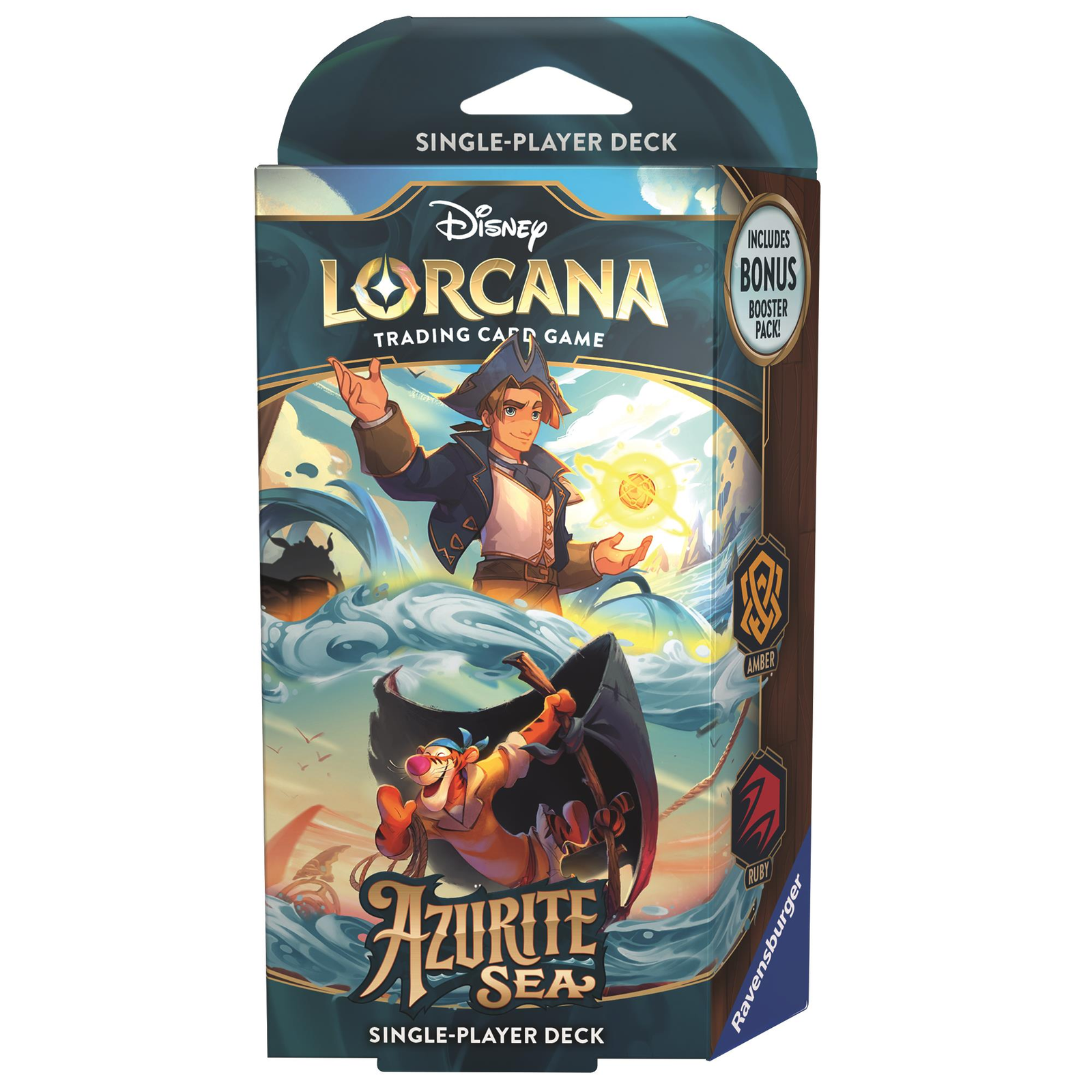 Disney Lorcana: Azurite Sea - Starter Deck Amber & Ruby (4050368984142)