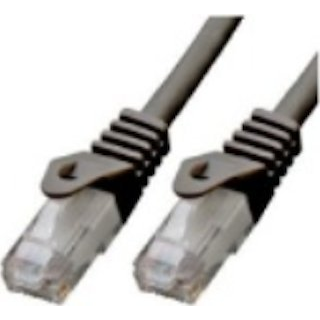 CAT6 RJ45 UTP LSZH 5M BK 5GBIT PATCH CABLE HALOGENFREI
