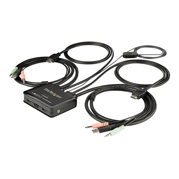 StarTech.com SV211HDUA4K KVM kapcsoló Fekete