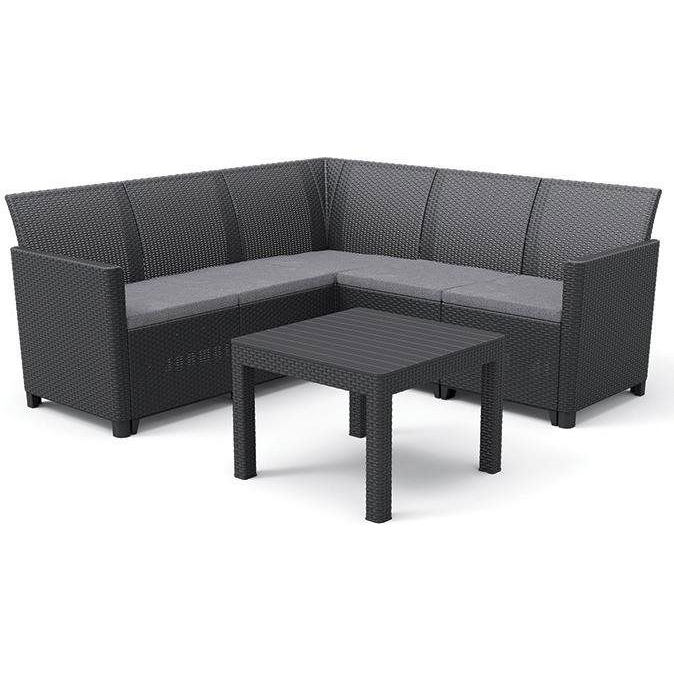 KETER CLAIRE 5 SEAT CORNER, grafit (252711)