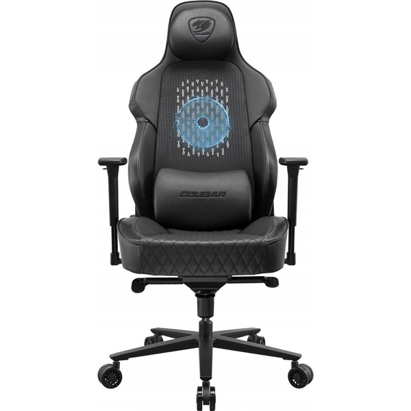 Cougar NxSys Aero Gaming Szék 200mm RGB Ventilátorral Fekete