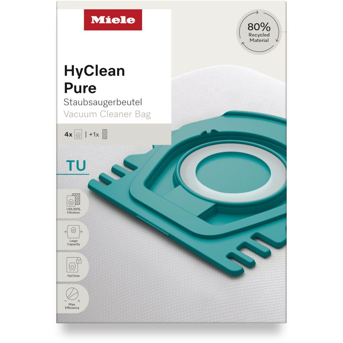 Miele HyClean Pure Vrecko na prach Cylindrový vysávač (4002516829751)