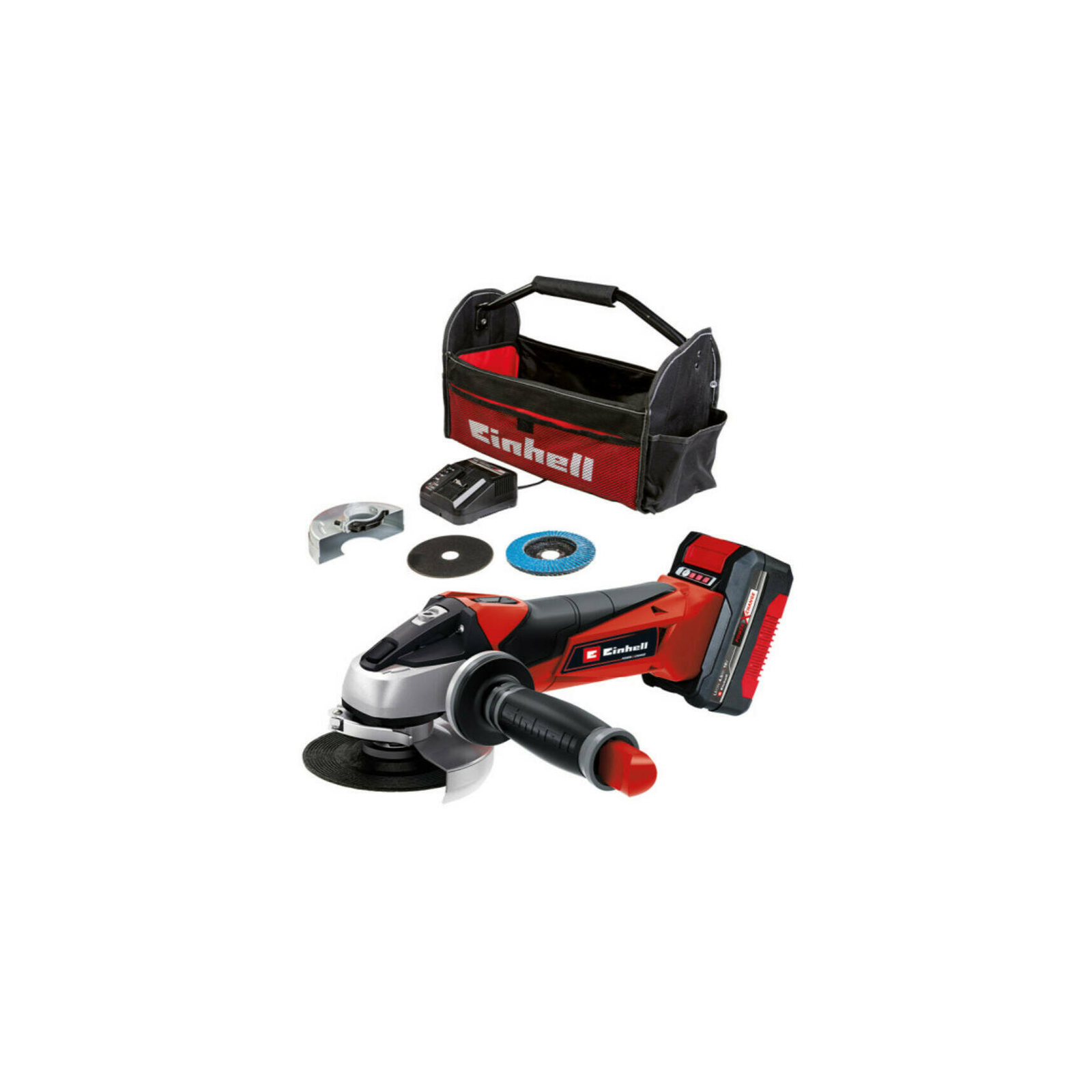 Einhell 4431134 TC-AG 18/115 Li Kit Akkumulátoros sarokcsiszoló (4431134)