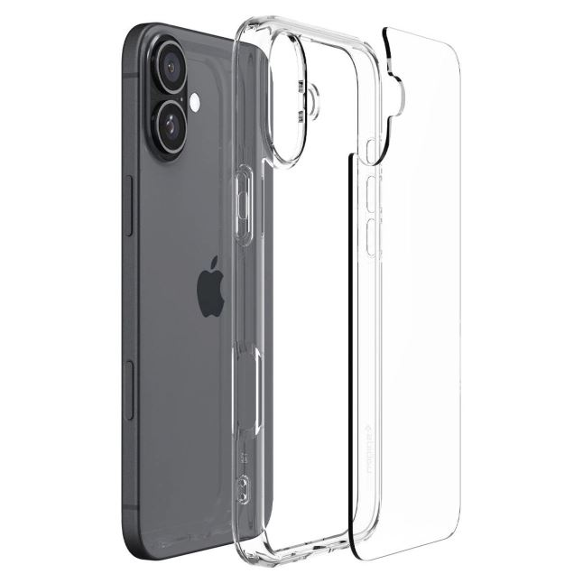 Spigen Crystal Hybrid iPhone 16 Plus tok átlátszó (ACS08095) (ACS08095)