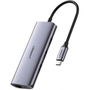 Ugreen 60718 stații de andocare și replicatoare de porturi pentru calculatoare portabile Prin cablu USB 3.2 Gen 1 (3.1 Gen 1) Type-C Gri