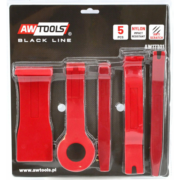 AWTools AWTOOLS ZESTAW ŚCIĄGACZY DO TAPICERKI NYLON 5cz . AW17301