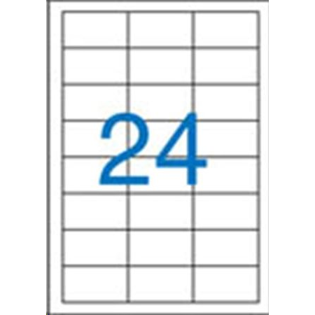 Victoria 64.6x33.8 mm univerzális etikett, 2400 darab (LCV11367) (LCV11367)