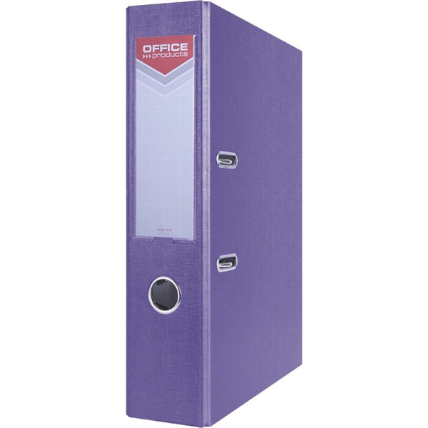 Segregator Office Products Officer 2-ringowy A4 75mm fioletowy (21011211-09)
