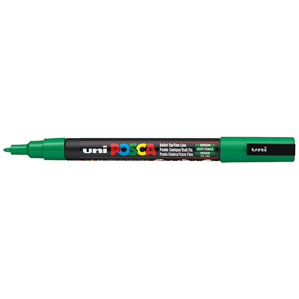 Uni Posca 0,9-1,3 mm Dekormarker - Zöld (PC-3M GREEN)