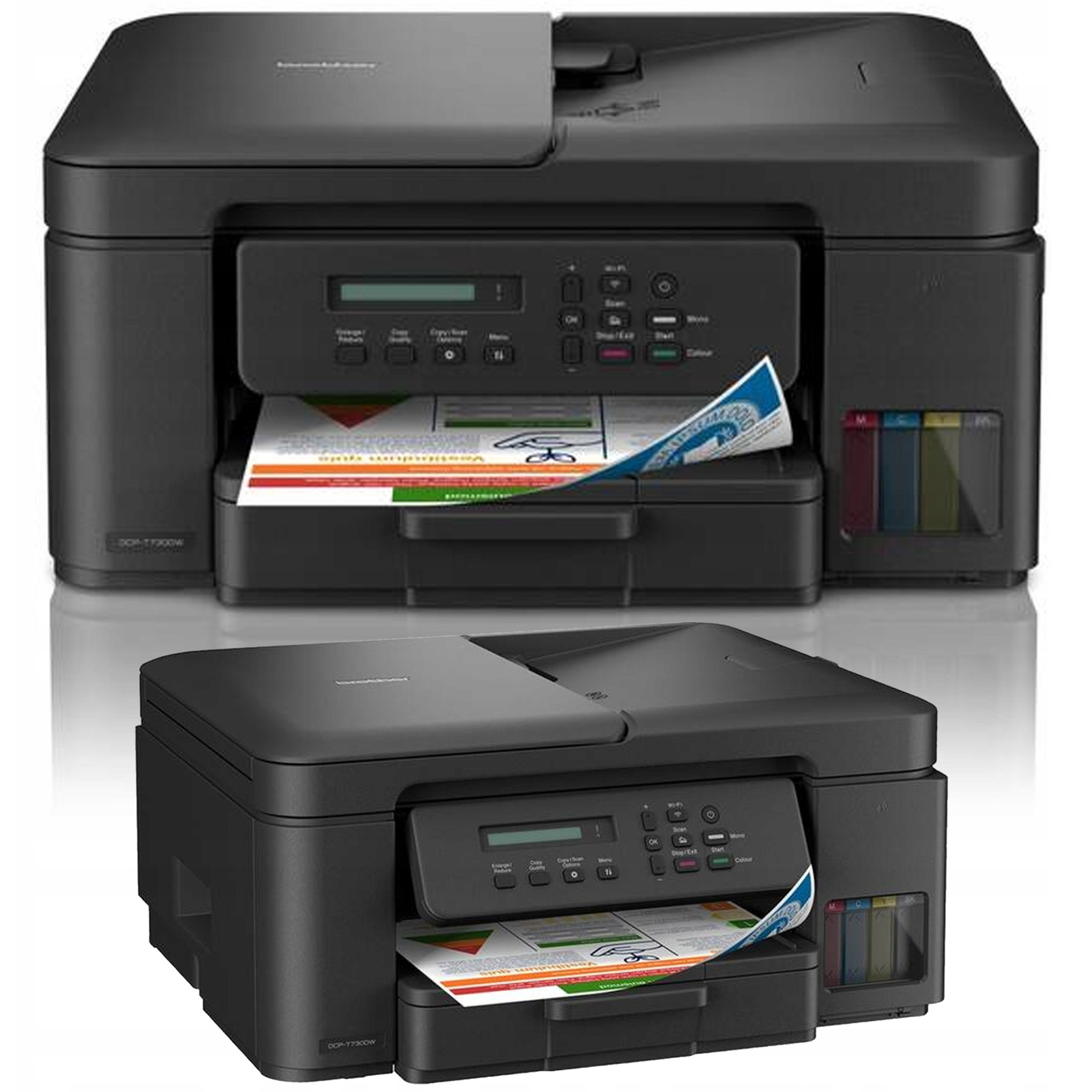 BROTHER Tintasugaras MFP NY/M/S DCP-T735W, színes, 16 lap/perc, WiFi/USB, 6000x1200dpi, ADF, duplex, 128MB (DCPT735DWYJ1)