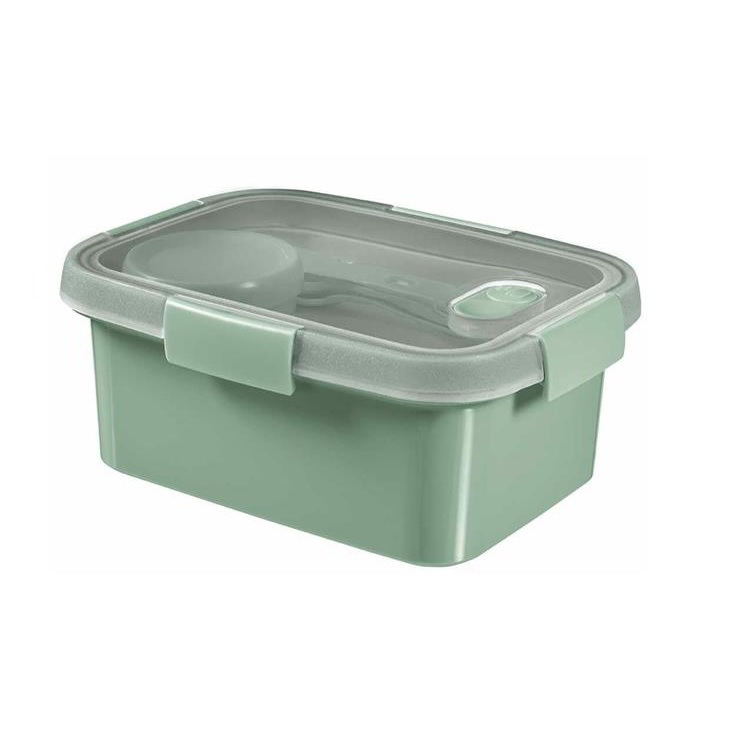 Curver Smart Eco 1.2L Műanyag ételtároló evőeszközzel - Világoszöld (250003)