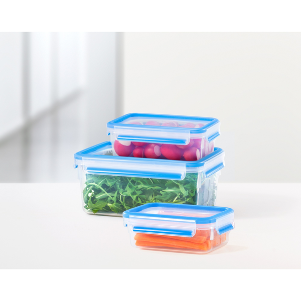 EMSA 508541 Lebensmittelaufbewahrungsbehälter Rechteckig Box Transparent 8 Stück(e)