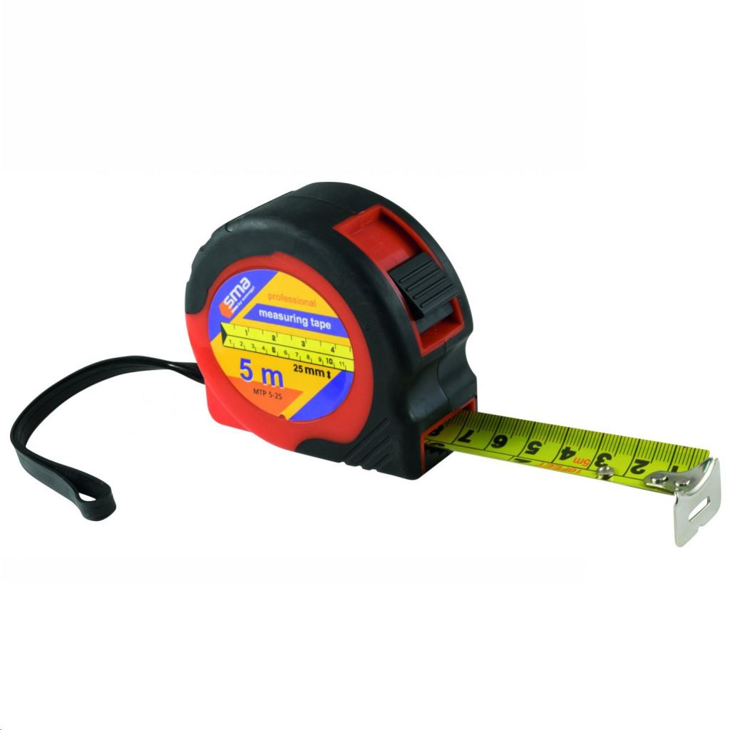 Somogyi Mérőszalag, 5m, gumírozott (MTP 5-25) (MTP 5-25)