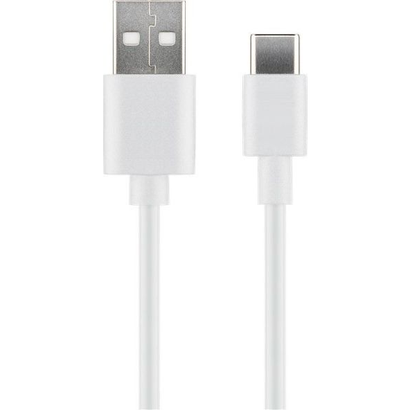Kabel USB MicroConnect USB-A - USB-C 2 m Biały (USB3.1CCHAR2W)